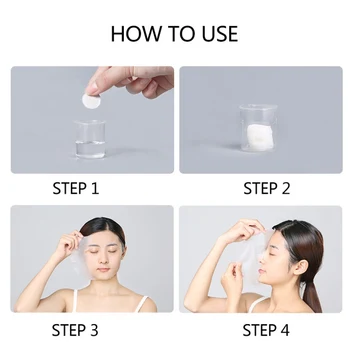 

Compression Facial Mask Invisible Silk Dry Mask Paper DIY Disposable Mask Paper Skin Care