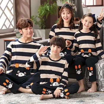 

Unisex Adult Winter Warm Parent-child Pajamas Cute Animal Cartoon Women Pajamas Set Family Home Clothes Cotton Hooded Sleepwear
