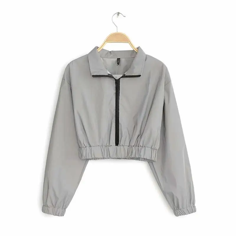 

JJ38-9907 Europe and hemp lapel cultivate morality type lady's jacket