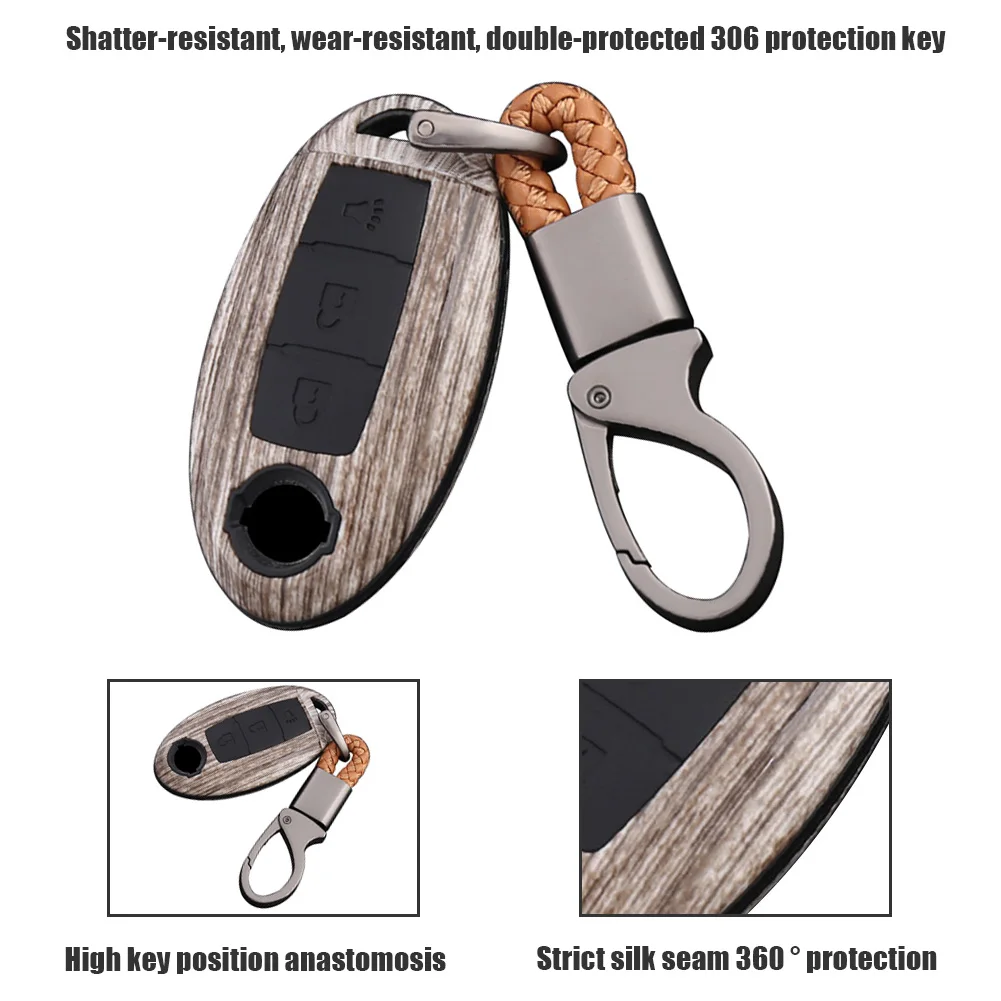 

Carbon Fiber Shell Car Remote Key Cover Case For Nssan Qashqai J10 J11 X-TRAIL t31 t32 Useful Car Accessories