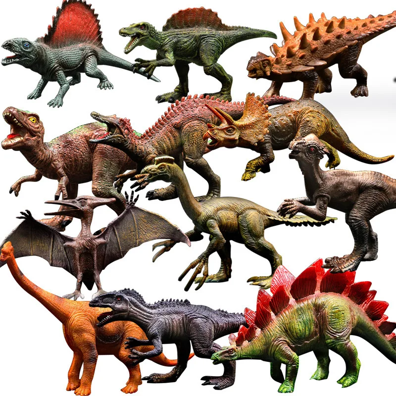 Locking Blocks Jurassic Dinosaurs Tyrannosaurus Rex Wyvern Velociraptor Stegosaurus Building Toys For Children Dinosaur | Игрушки и