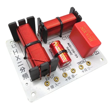 

Accessories 3 Way Theater Treble Bass Replacement DIY Frequency Divider Home Audio Professional Adjustable Speaker Crossover