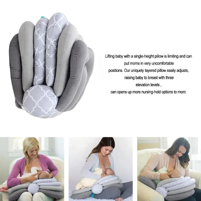 Многофункциональная подушка для грудного вскармливания, регулируемые детские подушки для кормления, практичные детские постельные принадлежности