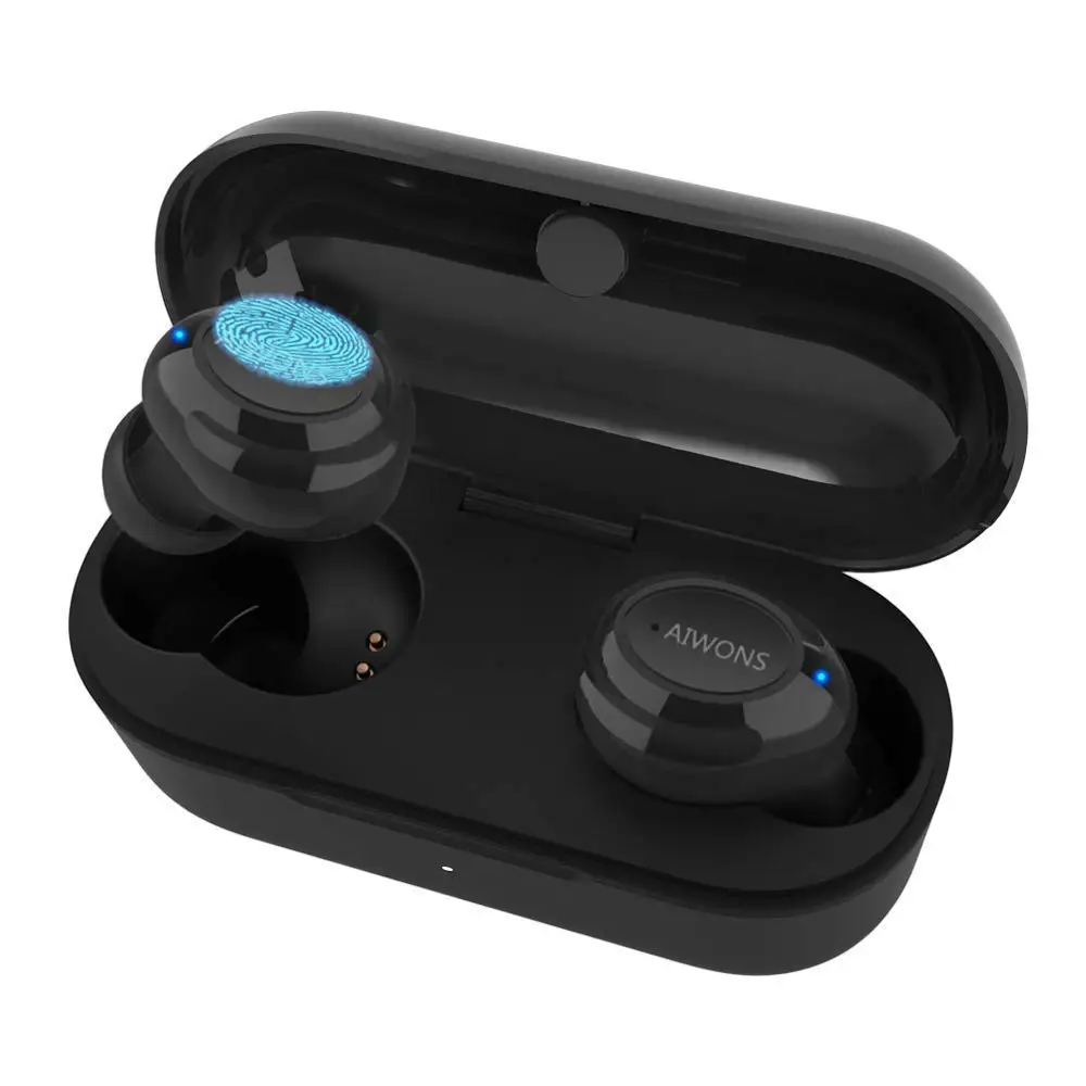 Беспроводные наушники AIWONS Bluetooth 5 0 с стереозвуком наушники-вкладыши настоящие