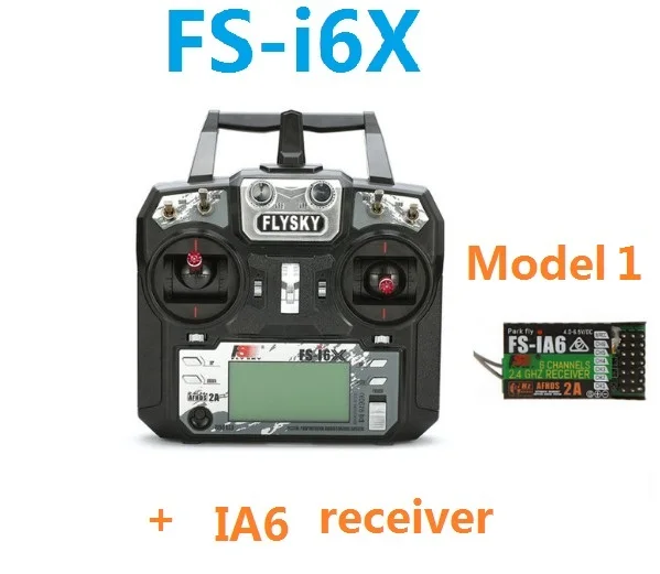 Flysky I6X FS-i6X 10CH 2,4 г AFHDS 2A передатчика радиоуправляемой модели к компьютеру регулятор давления газа с FS-iA6B FS-iA10B FS-X6B FS-A8S IA6 A8S приемник для RC Самолет - Цвет: I6X  IA6 model 1