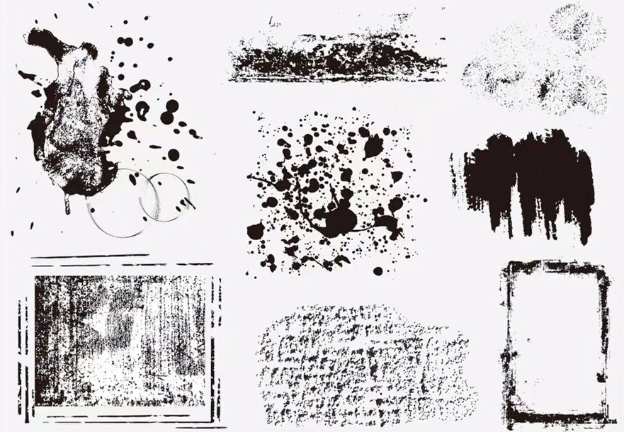 

Background Clear Stamp for Scrapbooking Transparent Silicone Rubber DIY Photo Album Decor 664