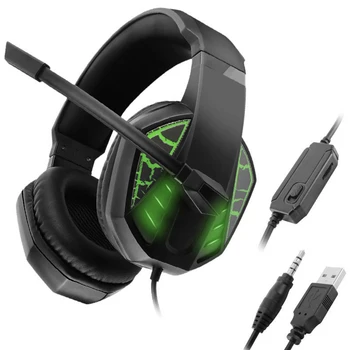 

With Microphone Stereo Sound For Laptop Ergonomic Over Ear Sweatproof Noise Cancelling Onmidirectional Deep Bass Gaming Headset