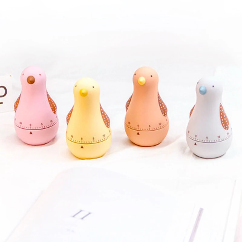 

Kitchen egg Timer Reminder Alarm For Cooking Tools egg Timer Accessories 60 minutes Animal Cooking Time Manager Stopwatch