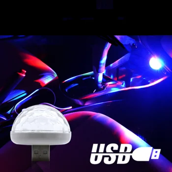 

Car USB LED Light Mini Colorful Light Atmosphere Lamp for Dodge Journey Juvc Charger Durango Cbliber Sxt Dart