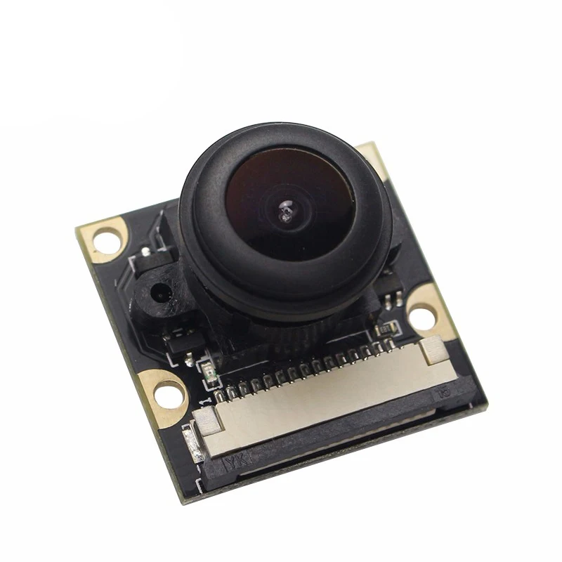 S робот для Raspberry Pi 4 Модель B/3B +/3B/2B камера ночного видения рыбий глаз 5MP OV5647 130