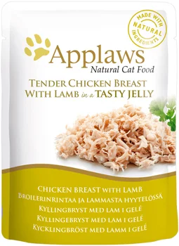 

APPLAWS APPLAWS for adult cats with chicken and lamb in jelly 70g