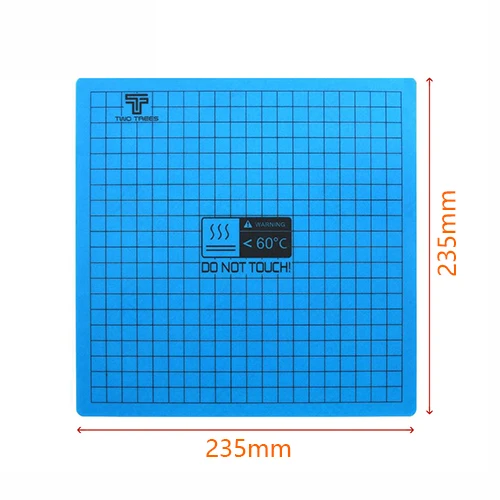 Пленка для горячей кровати 235*235/310*310 мм Магнитная Платформа Горячая кровать стикер анти-деформация края высокая температура для CR10 CR-10S Ender 3 - Цвет: 235x235mm