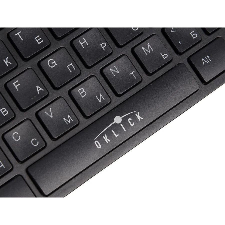 Клавиатура Oklick 570M черный USB slim Multimedia