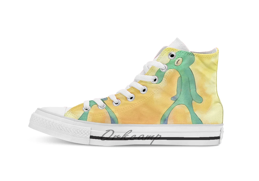 High Res Bold and Brash Repaint дышащая Повседневная Высокая обувь на шнуровке холщовая Обувь