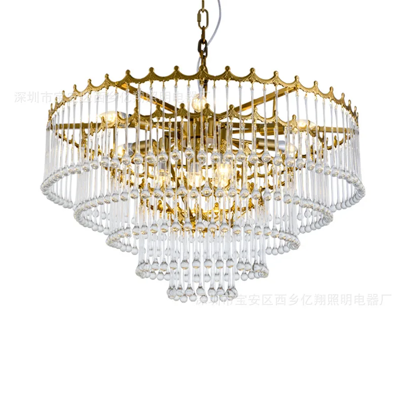 Sala de Estar Sala de Jantar Moderna Criativo Lâmpada Quarto Modelo Moda Designer Simples Luz Lustre Cristal Luxo Pós 21 Cheap Luzes de pendentes