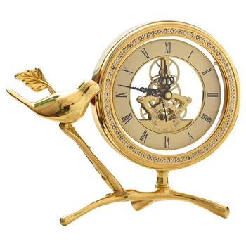 

Luxury Metal Table Clock Silent Creative Large Modern Design Table Clock Living Room Reloj Pared Grande Home Decorations OO50TC