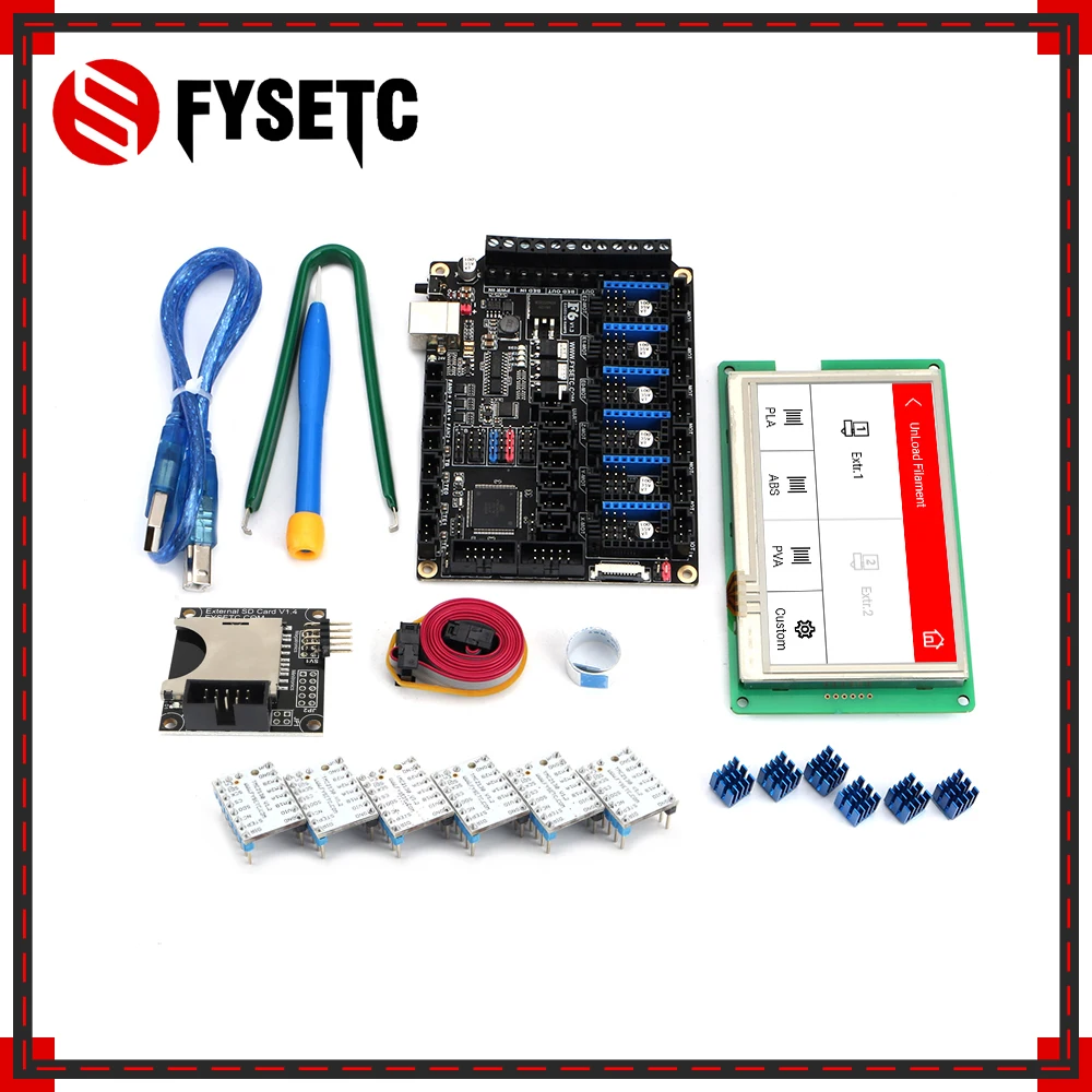 Плата все в одном для электроники FYSETC F6 V1.3 системная плата с 6 специальными