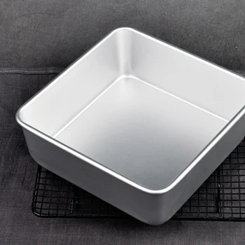 

Aluminum Alloy Die Square 6 Inch Cake Mold Cake Template Baking Dish Baking Mould Pan Pattern Bakeware Tool Baking parts