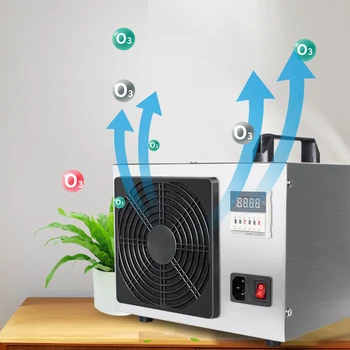 

10,000 mg/h Portable Ozone Generator High Capacity Ozone Machine Air Purifier With Time Cycle Mode
