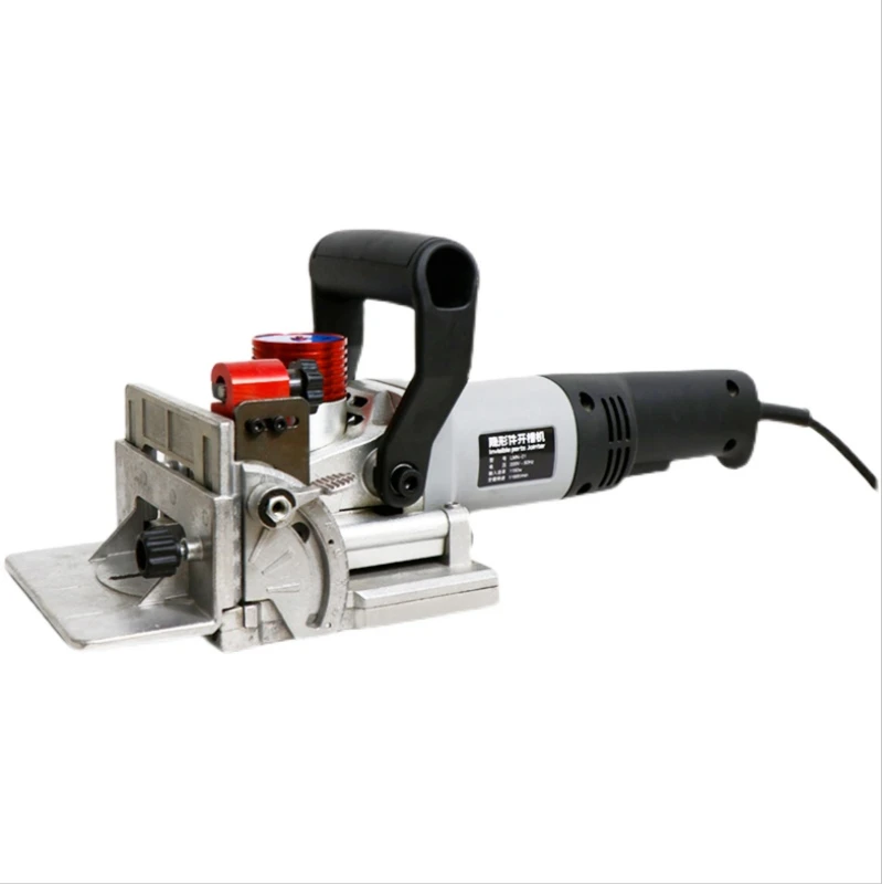 Portable Slotting Machine Home Installation Woodworking Invisible Connector Panel Type Multifunctional Slotting Punching 220V