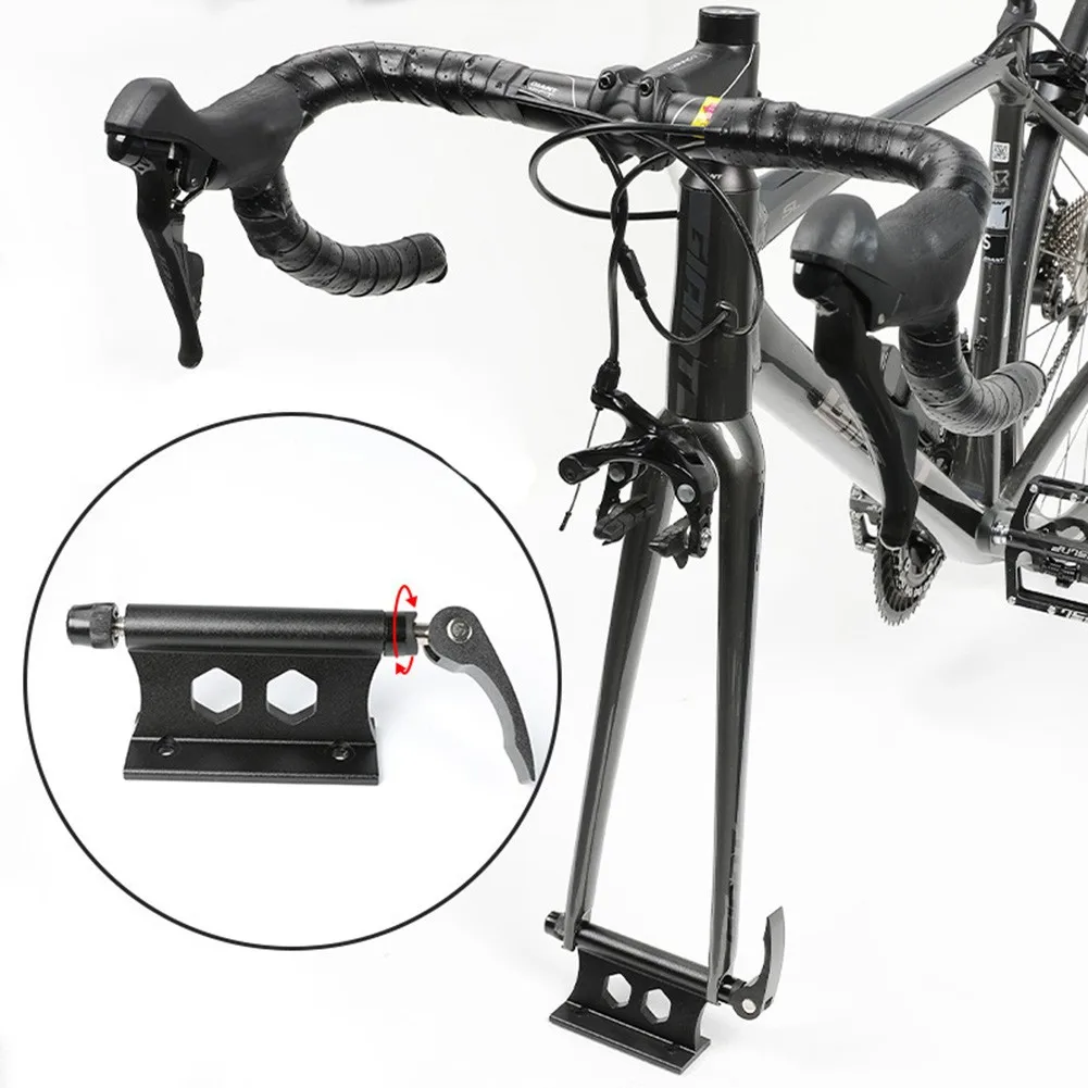 MTB Road Bicycle Roof Mount Fork Carrier 1pc Fixing Rack Safety Security Lock 