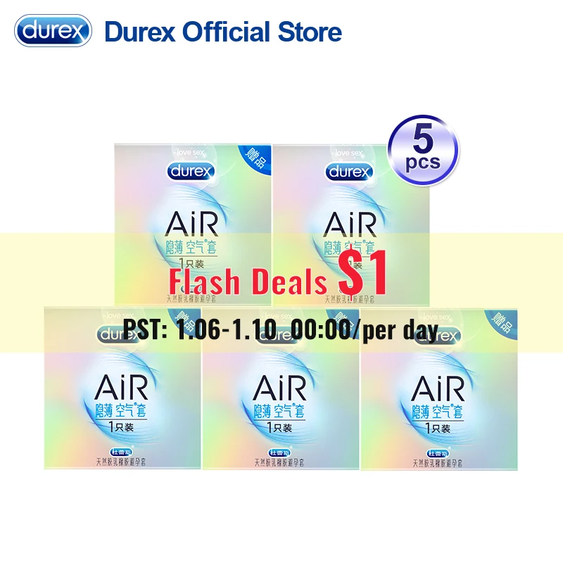 

1.06-1.10 $1 Seckill Durex AiR Condoms