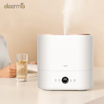 

New Deerma DEM - ST636 VS ST635 4.5L Sterilization Humidifier Cool Mist Air Humidifier Aromatherapy Diffuser Built-In UV-C Lamp