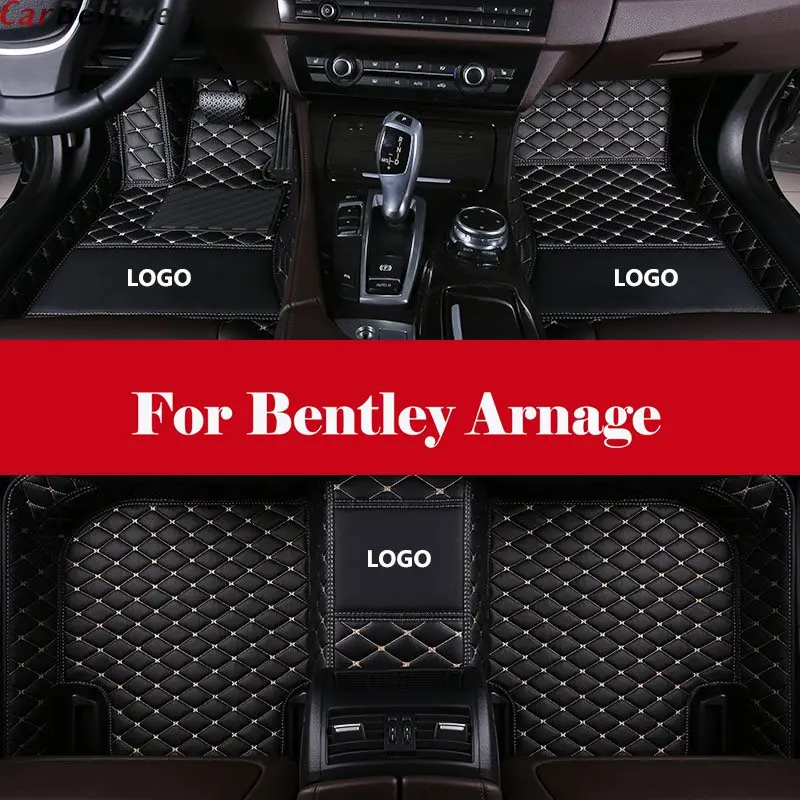 

Custom car floor mats 3D car-styling heavy duty all weather protection car accessorie carpet For Bentley Arnage