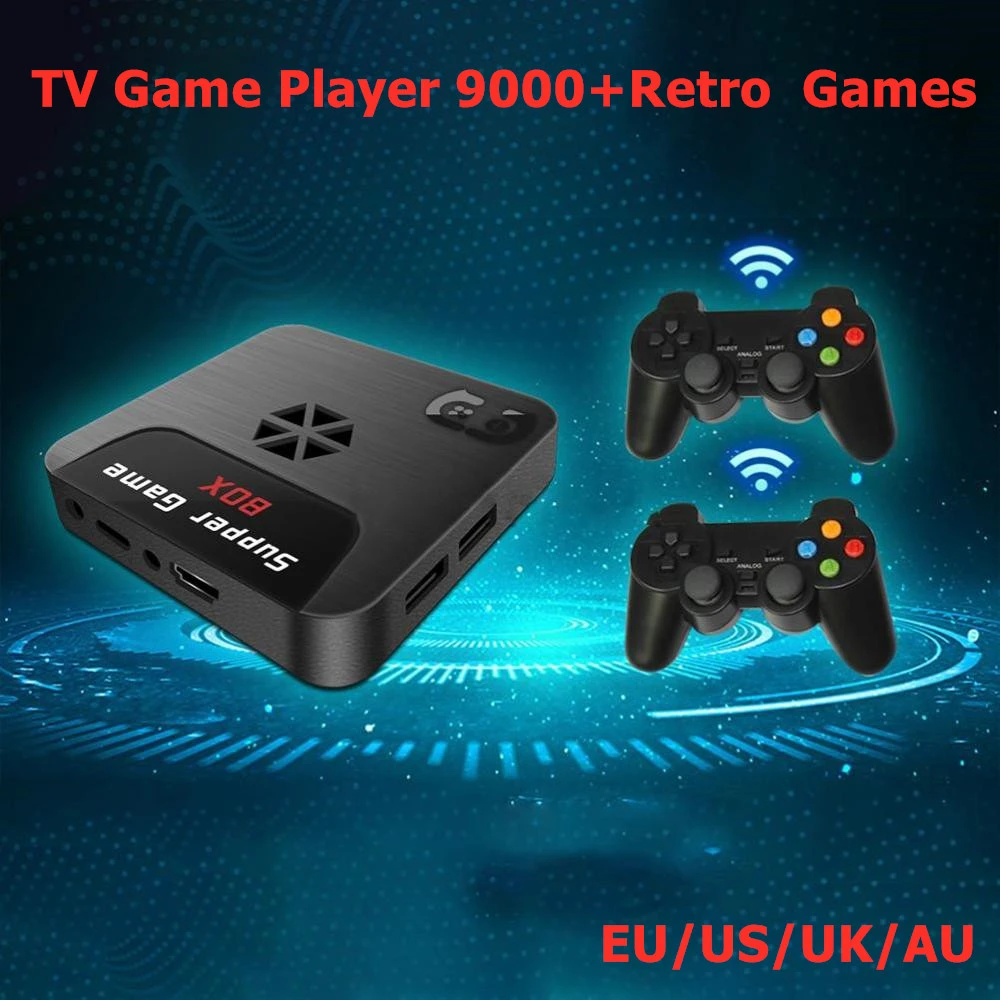 SUPER Gamebox Console X Wireless Game Player Classic PS1 PSP 9000+ Retro  Games Support AV HD TV Gaming Consoles Box With Gamepad|Handheld Game  Players| - AliExpress