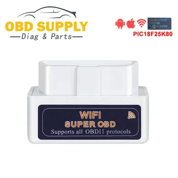 

ELM327 WIFI With chip PIC18F25K80 Super Mini V1.5 OBDII obd 2 Auto Diagnostic Tool iOS Android iPhone iPad ELM 327
