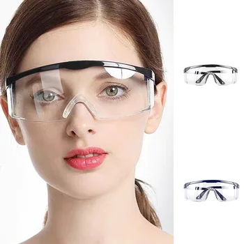 

Anti-dust Windproof Eye Protection Goggle Clear Lens Anti-splash Anti-fog Motorcycle Cycling Protective Glass