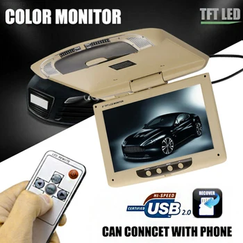

9\\\\\\\\\\\\\\\" Auto Sun Visor Rear View Mirror Screen LCD Monitor DVD/TV Back Camera Right