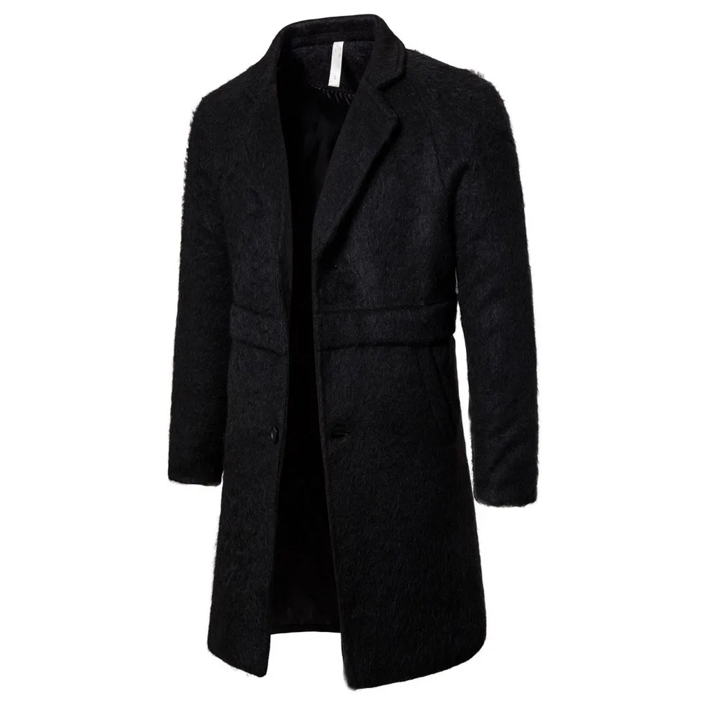 Chaqueta hombre jaqueta masculino, зимнее пальто, мужской осенний Повседневный Тренч, новая длинная однотонная верхняя одежда, пальто casaco abrigo