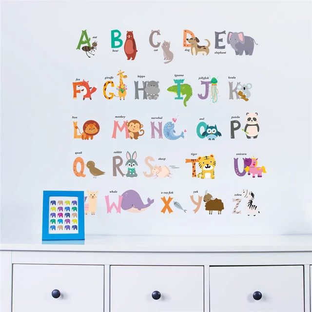 Crafts Bronzing Alphabet Letter Stickers Self Adhesive ABC A-Z Words Stick  On Scrapbooking & Stamping Stickers