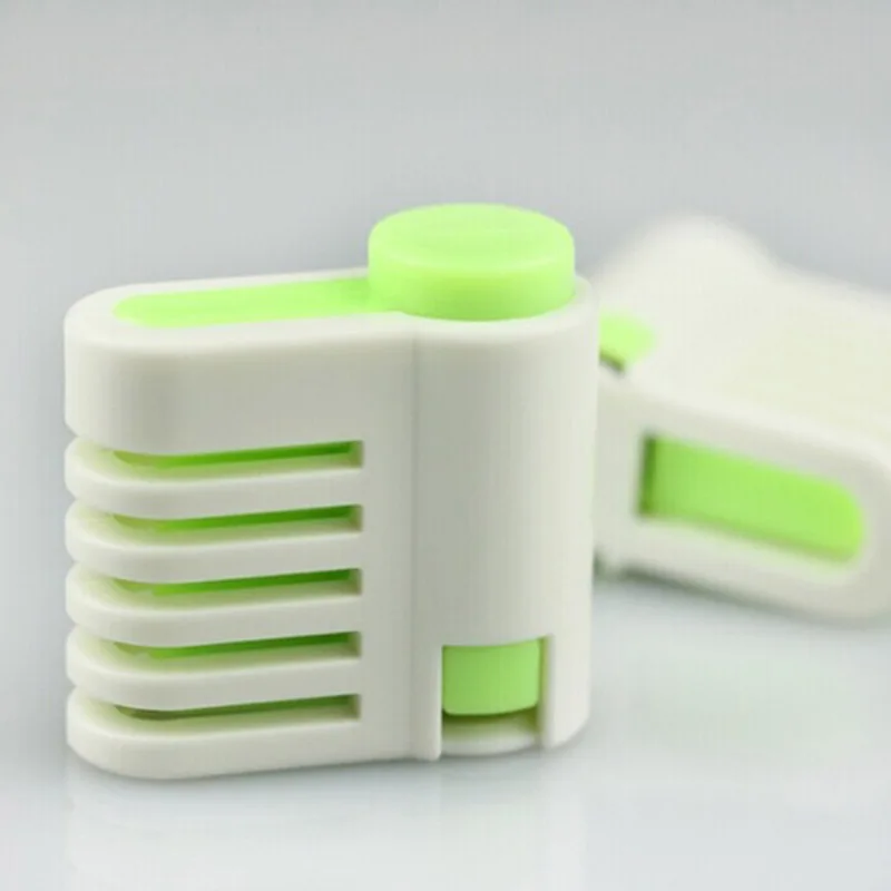 5Layers Bread Slicer Food-Grade Plastic Cake Bread Cutter Cutting Knife Splitter Toast Slicer 2Pcs