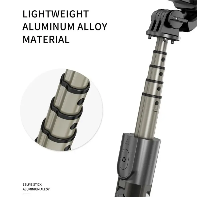 

Wireless Bluetooth Selfie Stick with Telescopic Tripod Foldable Camera Monopod T8DA