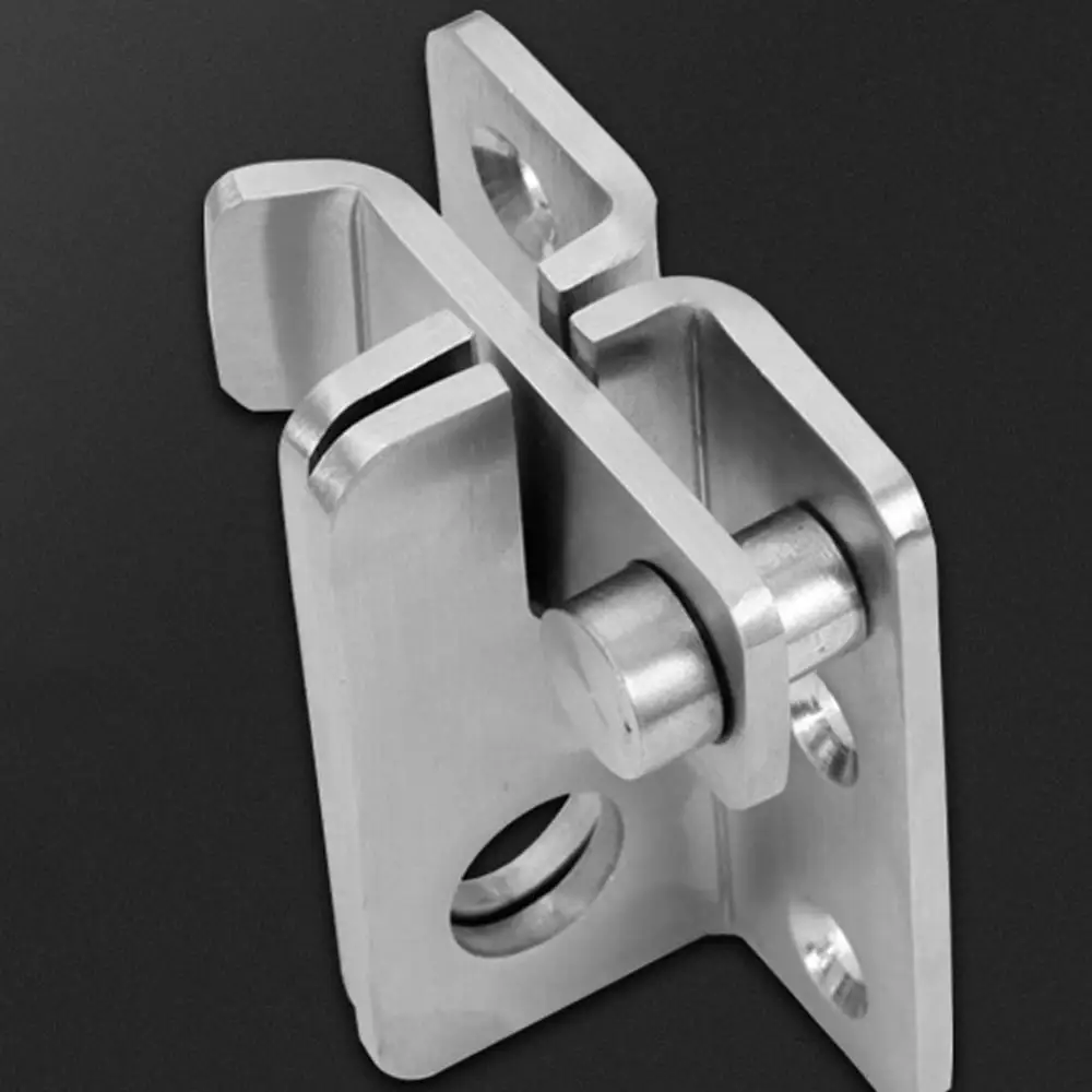 Door Hasps Stainless Steel Security Wooden Door Durable Buckle Lock Left Right Open Lock Hardware Furniture Accessories door latch sliding door latch door lock latch