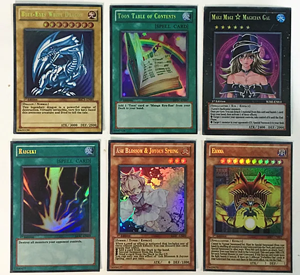 100pcs/set No Repeat Anime Japan Yu Gi Oh Game Cards Carton Yugioh Game Cards Collection For Fun With Japan LegendaryToys