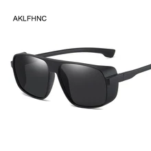 Мужские солнцезащитные очки в стиле стимпанк женские ретро-очки Квадратные Солнцезащитные очки Мужские Женские паровые панк винтажные модные очки Oculos De Sol