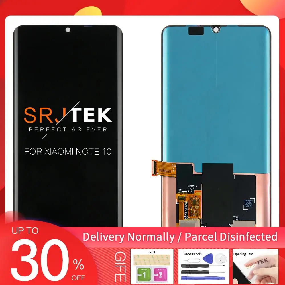 6. 47" for xiaomi mi cc9 pro lcd display touch for xiaomi mi note 10 screen digitizer assembly for xiaomi mi note 10 lcd display 21 lcd Item image
