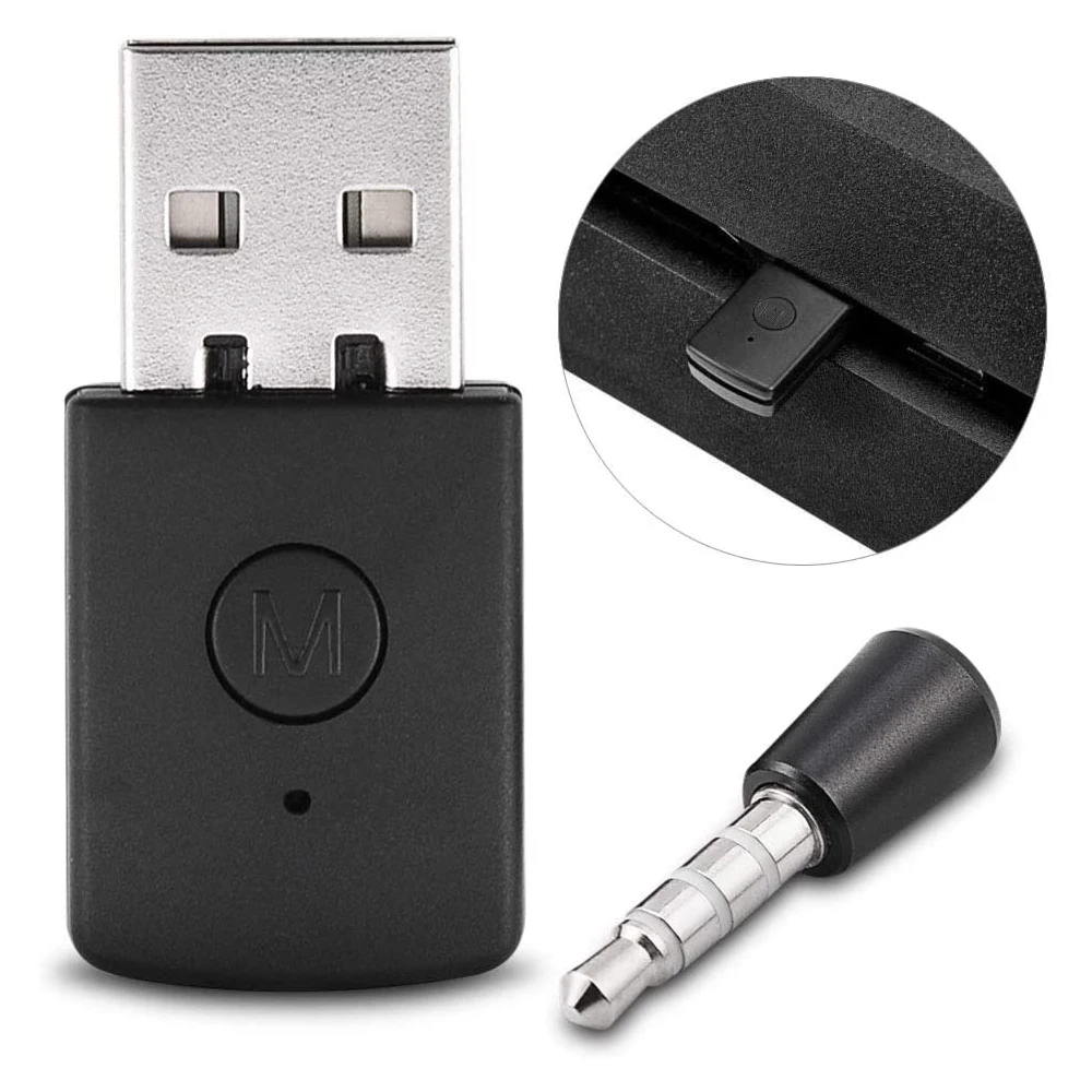 BT приемник беспроводная гарнитура адаптер для наушников с микрофоном 4 0 ключ USB PS4