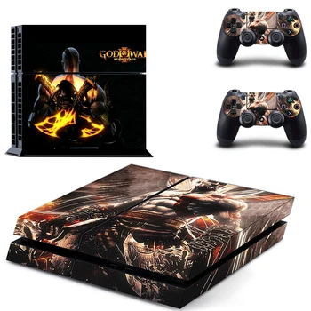 

God of War Style Decal Skin Sticker for PS4 Playstation 4 Console Film + 2Pcs Controllers Protective Cover DPTM2254