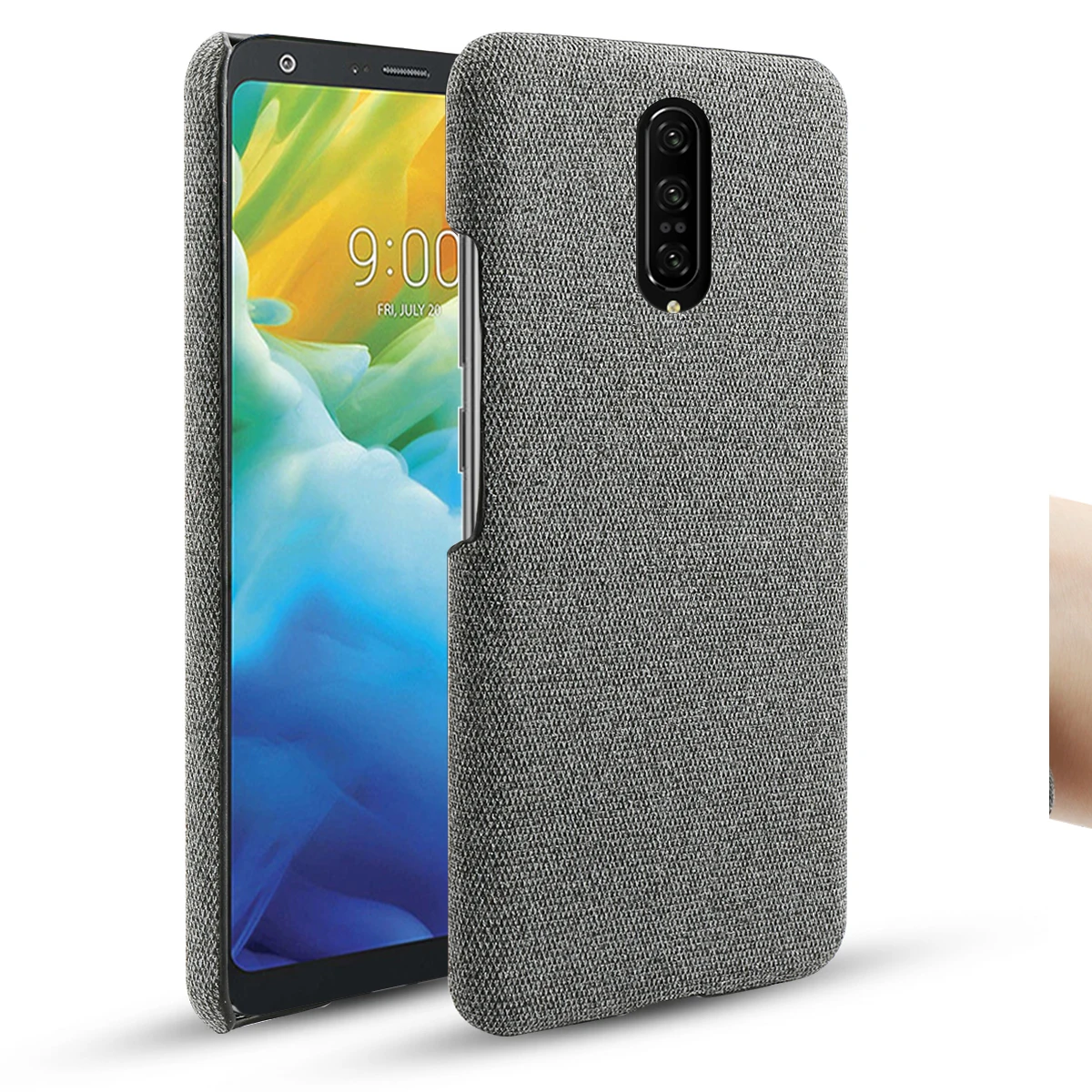 Для LG Stylo 5 G8 G8X ThinQ G7 K40 Тонкий чехол из Ткани в стиле ретро жесткий для V40 W10 W30 Q60