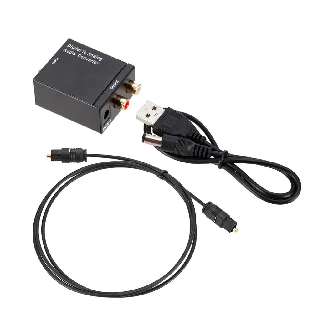 Audio-Converter Amplifier-Decoder Fiber Coaxial-Signal Dac Spdif Optical Digital Analog