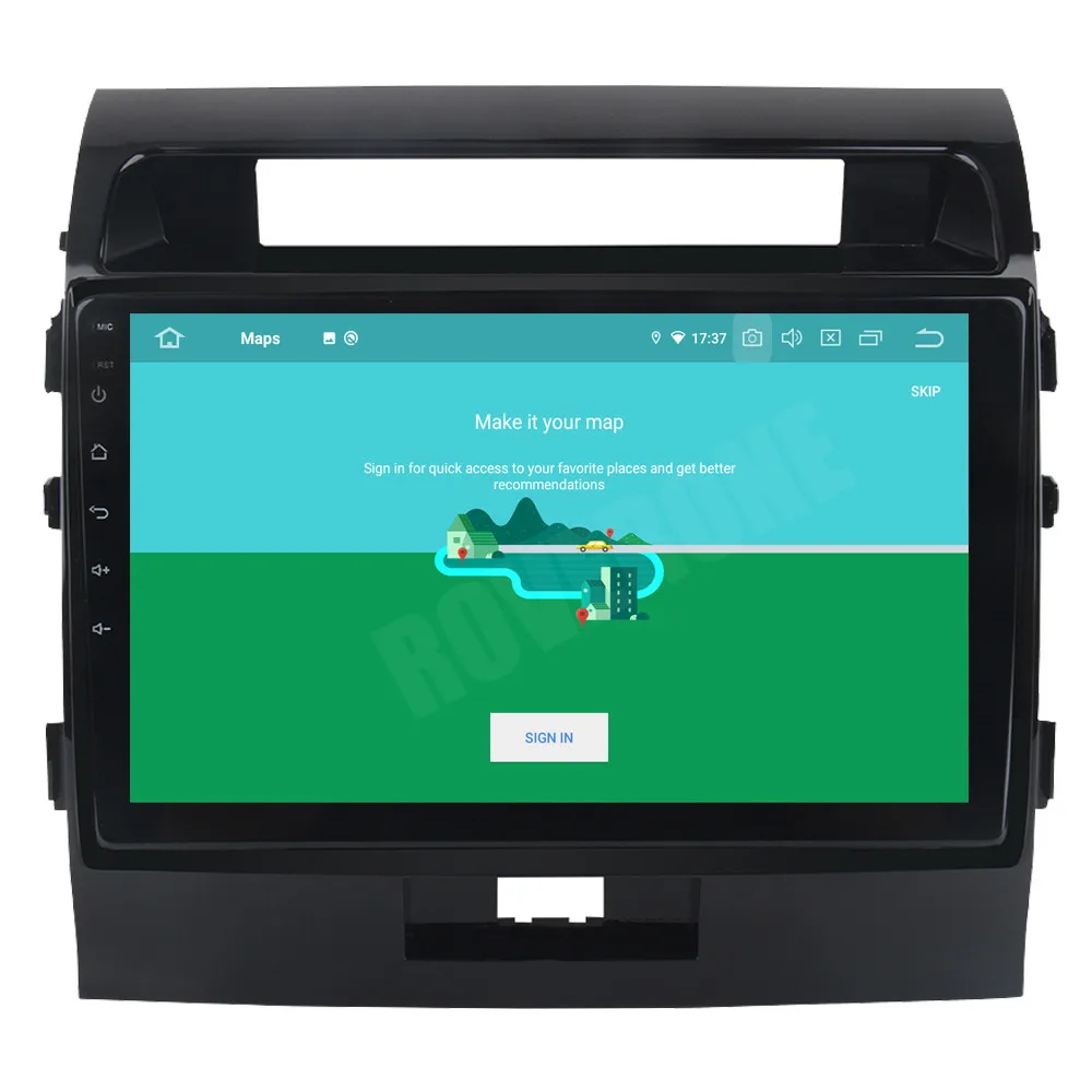 Автомагнитола для Toyota Land Cruiser LC200 2008 2013 Android 10 GPS стерео медиацентр аудио видео