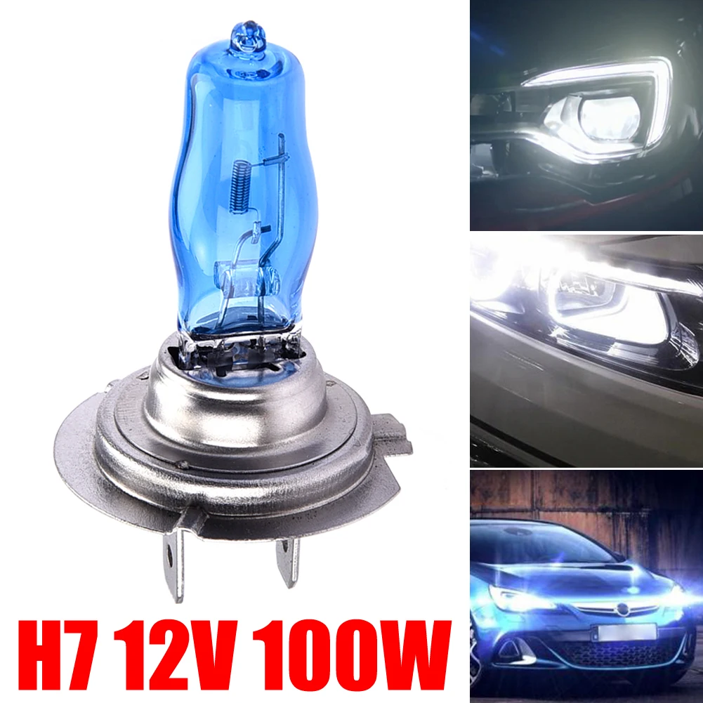 

2PCS HOD H7 H4 4500K Super Bright White Fog Lights Sun Light Halogen Bulb 100W High Power Car Led Headlights Auto Accessories