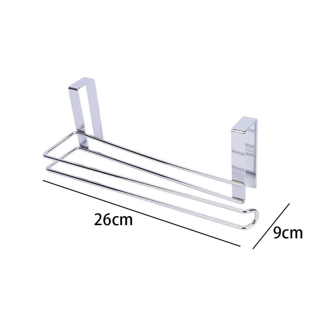 Высоко Качественный Туалет кухонные бумажное полотенце держатель Нержавеющая сталь неоднократно моющиеся приклеиваемые крючки стойка для ванной комнаты