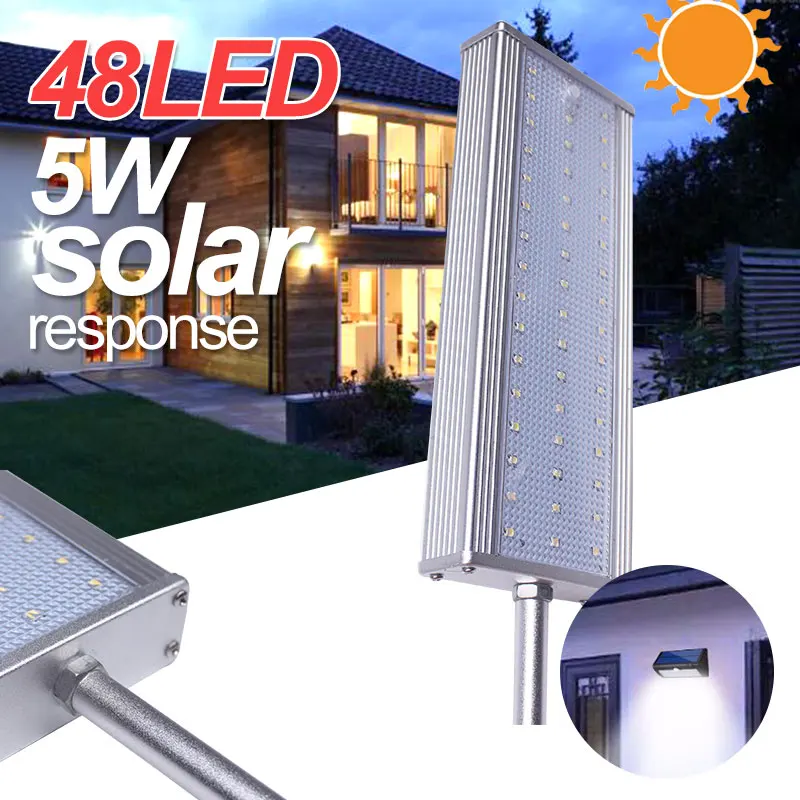 Radar Sensor Street Lamp 48LED Security Home Garden Outdoor Wall Light Durable Solar Room Lighting Walkway Lights Flashlight
