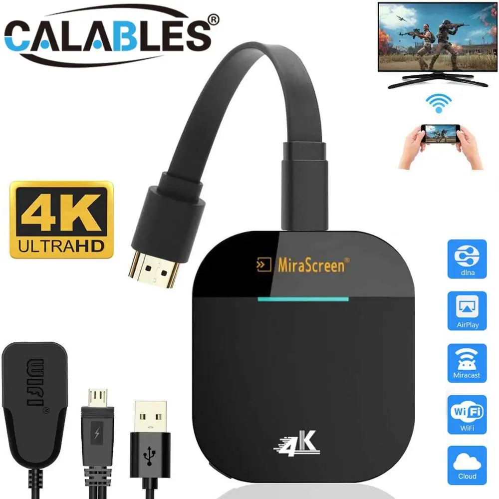 Mirascreen G5 Plus 2 4G 5G 4K TV stick беспроводной HDMI Dongle Miracast Airplay приемник Wifi для Google chromcast