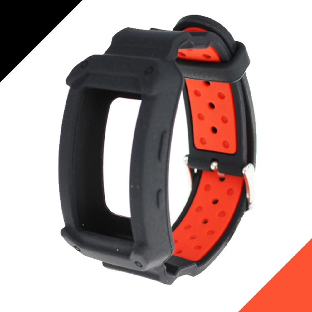 Сменный силиконовый ремешок для наручных часов gear Fit2/Pro - Цвет: Коричневый